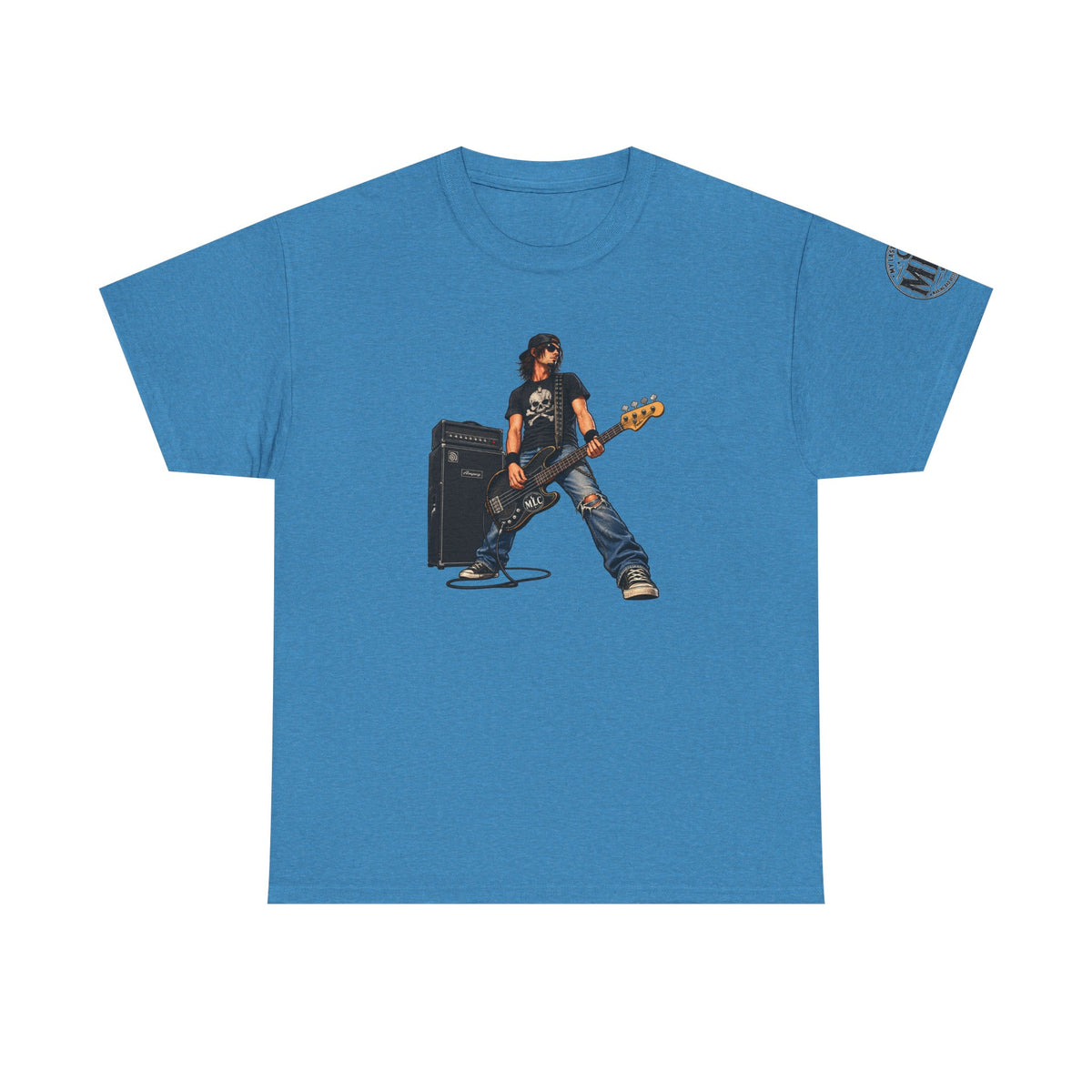 Bass Guitarist Rock Tee — Vintage Rock Band Music T-Shirt