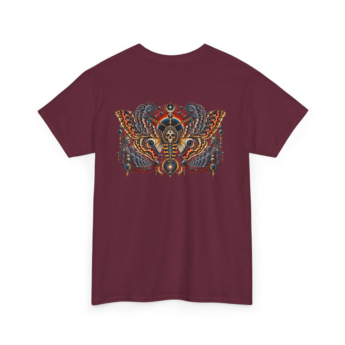 Mystical Moth and Sacred Geometry Graphic Tee