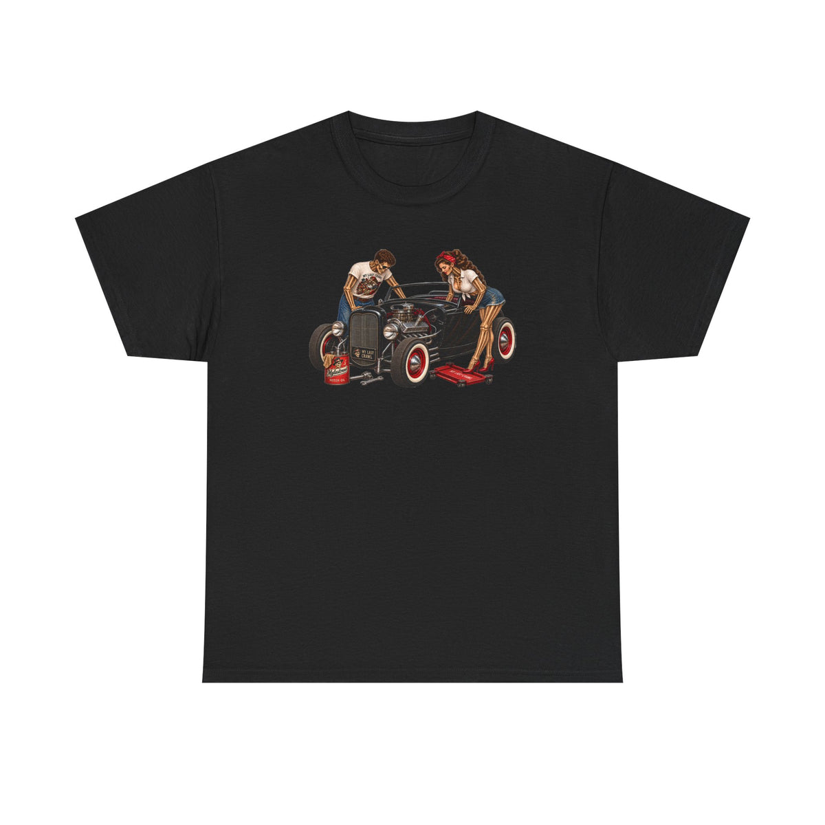 Vintage Hot Rod skeletons