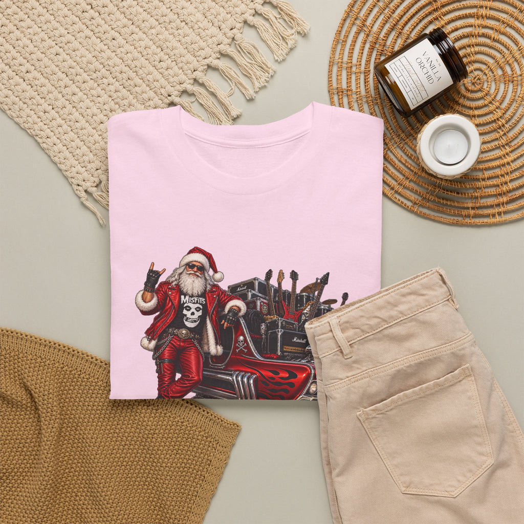 Santa Claus Christmas Hot Rod Tee