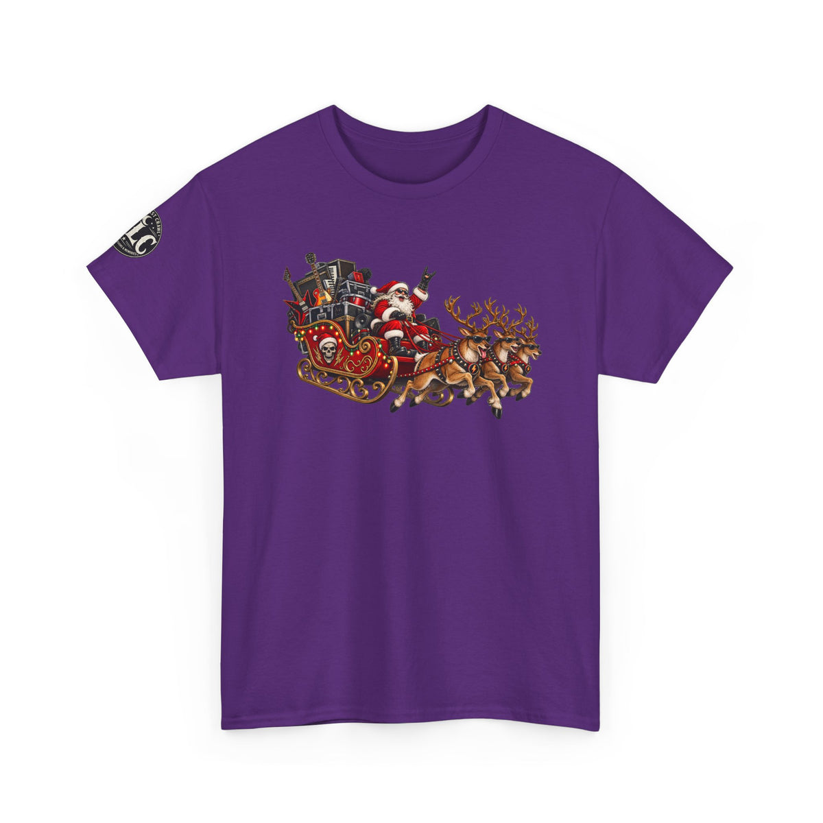 Festive Santa Sleigh Christmas T-Shirt