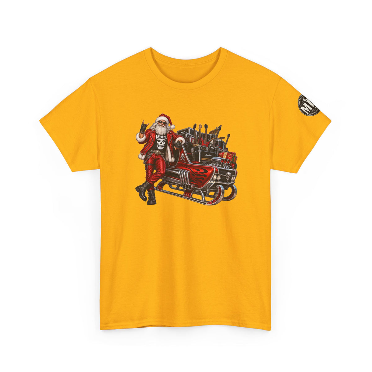 Santa Claus Christmas Hot Rod Tee