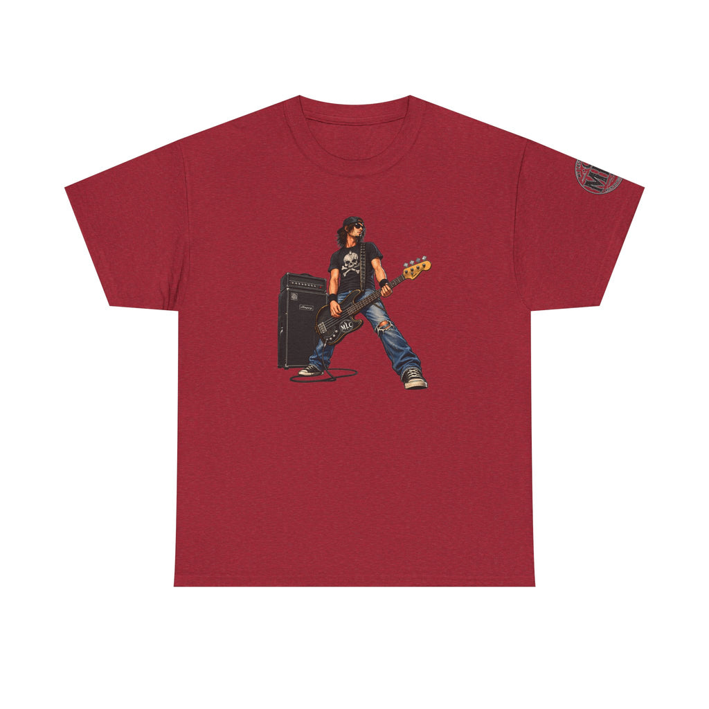 Bass Guitarist Rock Tee — Vintage Rock Band Music T-Shirt