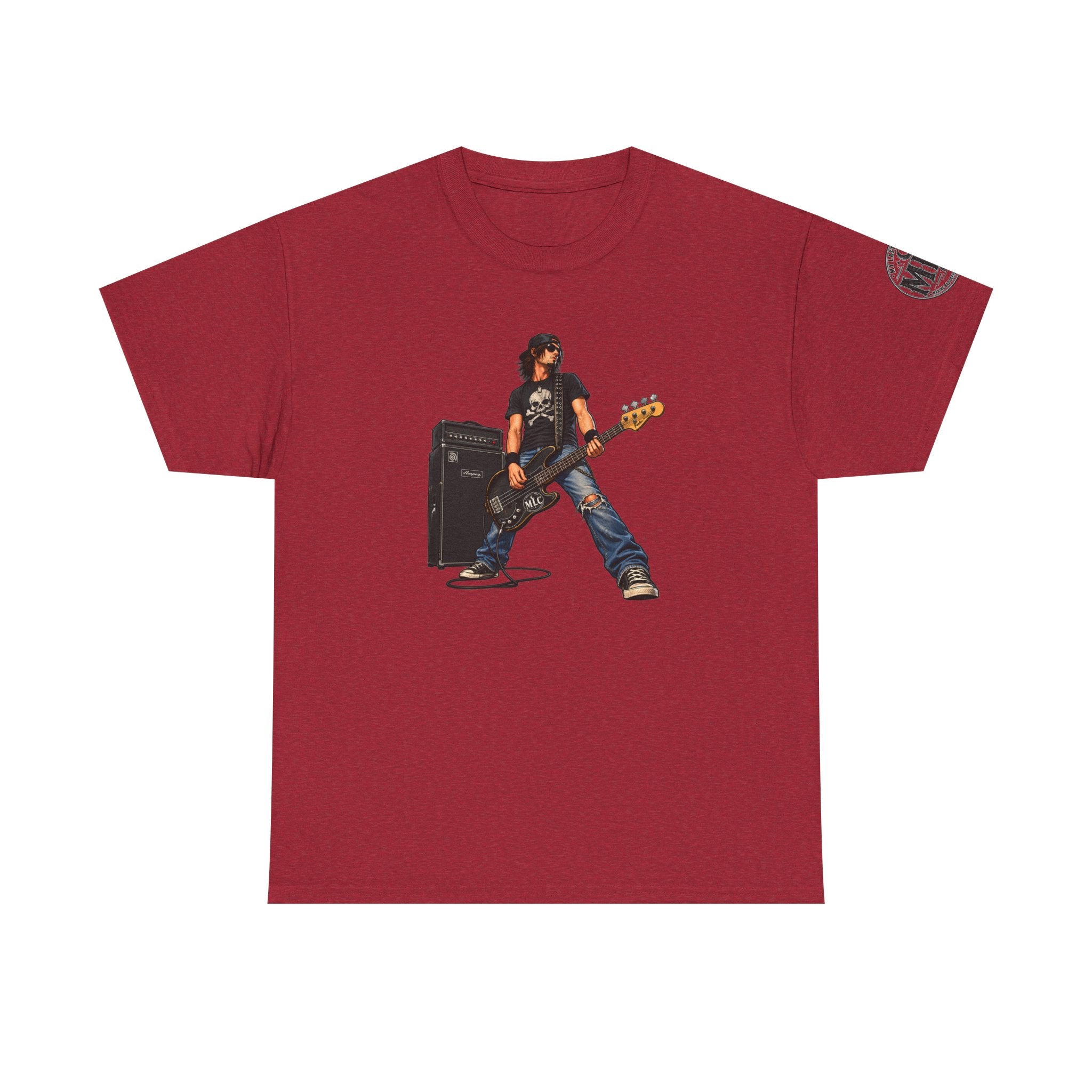 Bass Guitarist Rock Tee — Vintage Rock Band Music T-Shirt