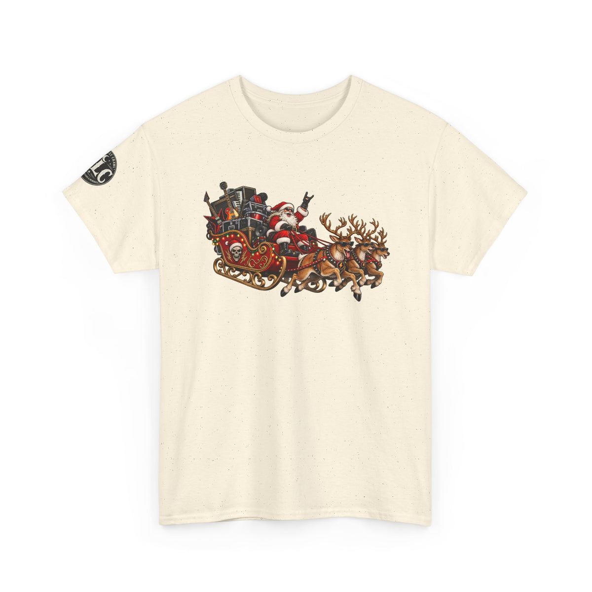 Festive Santa Sleigh Christmas T-Shirt