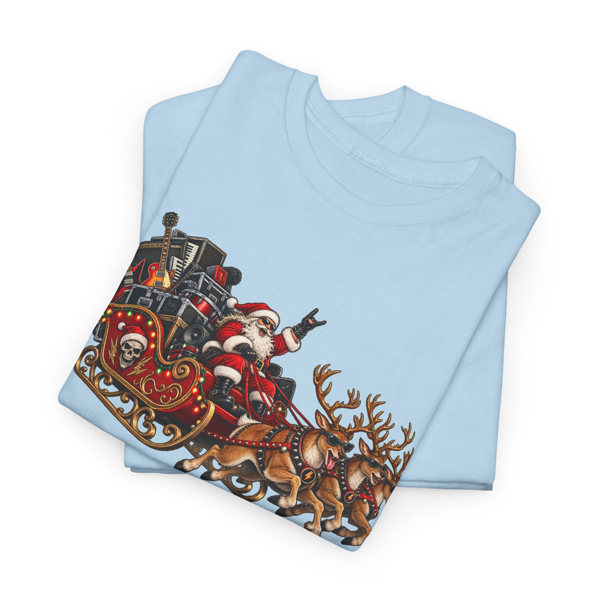 Festive Santa Sleigh Christmas T-Shirt