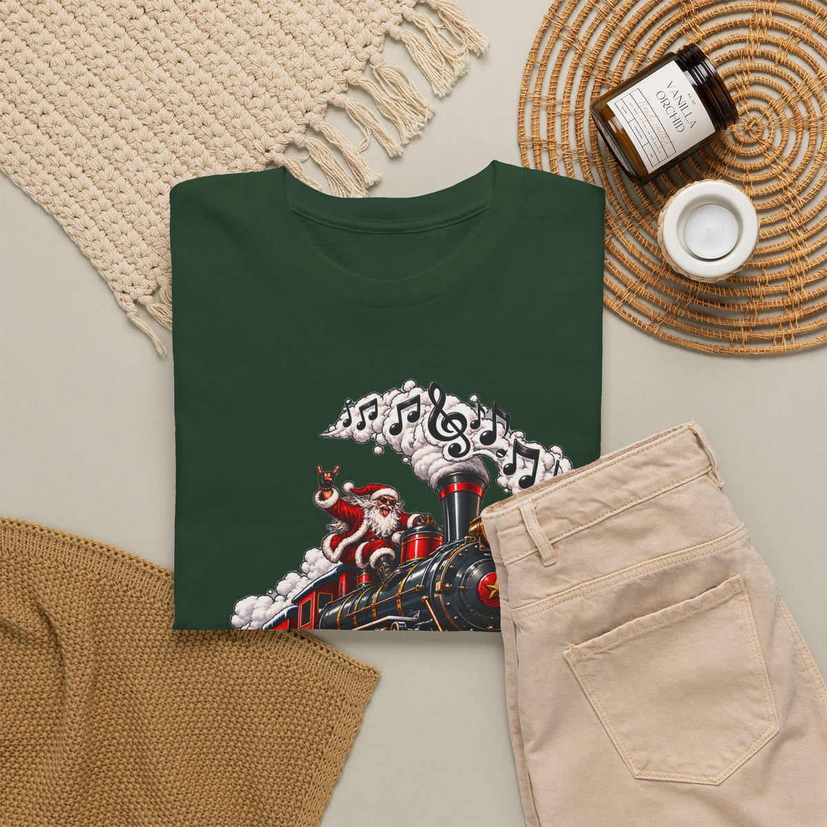 Vintage Steam Train Graphic T-Shirt
