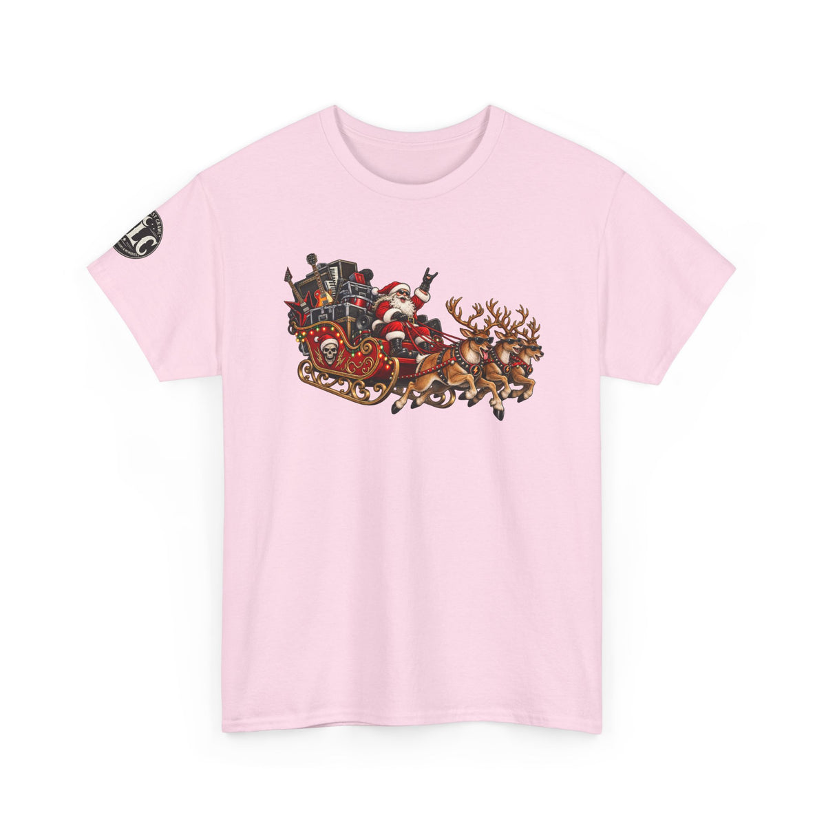 Festive Santa Sleigh Christmas T-Shirt