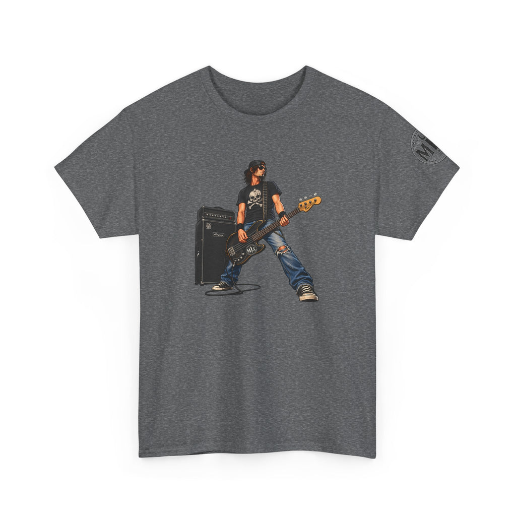 Bass Guitarist Rock Tee — Vintage Rock Band Music T-Shirt