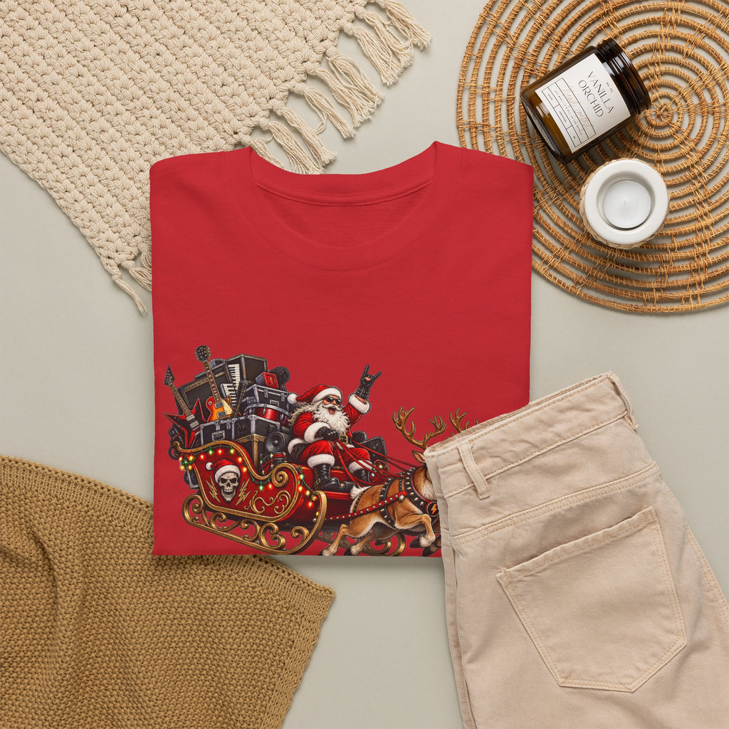 Festive Santa Sleigh Christmas T-Shirt