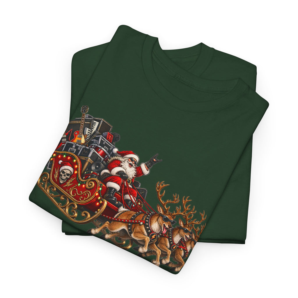 Festive Santa Sleigh Christmas T-Shirt