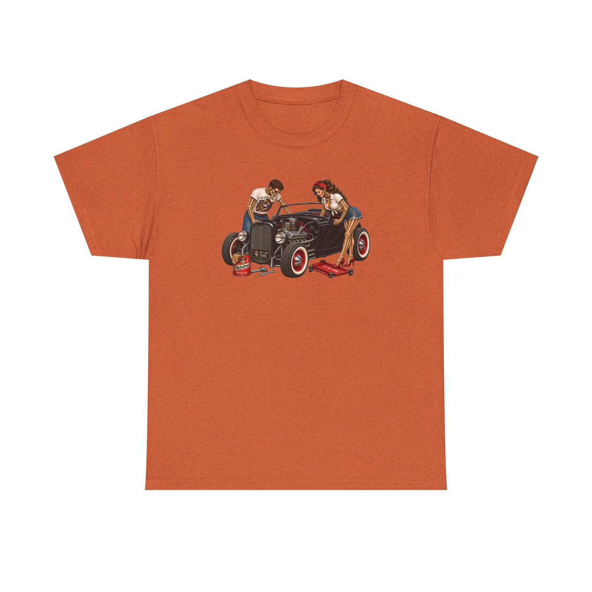 Vintage Hot Rod skeletons