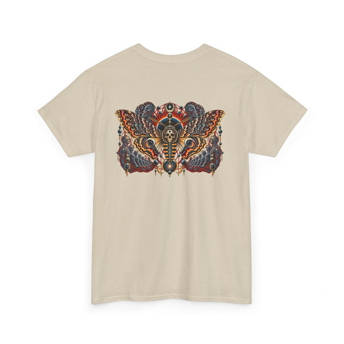 Mystical Moth and Sacred Geometry Graphic Tee