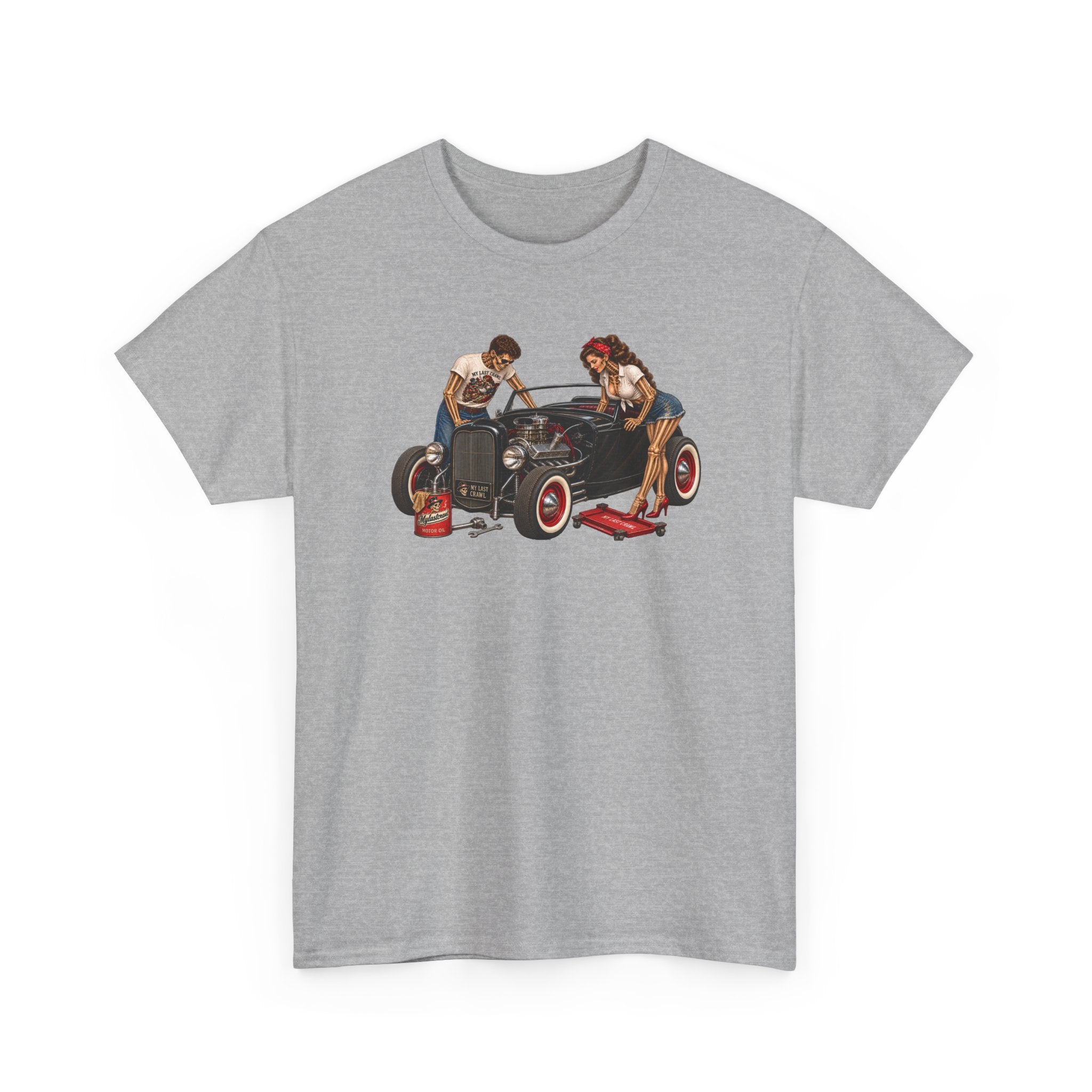 Vintage Hot Rod skeletons