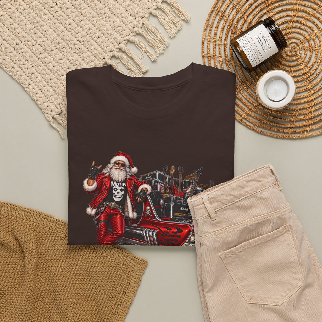 Santa Claus Christmas Hot Rod Tee
