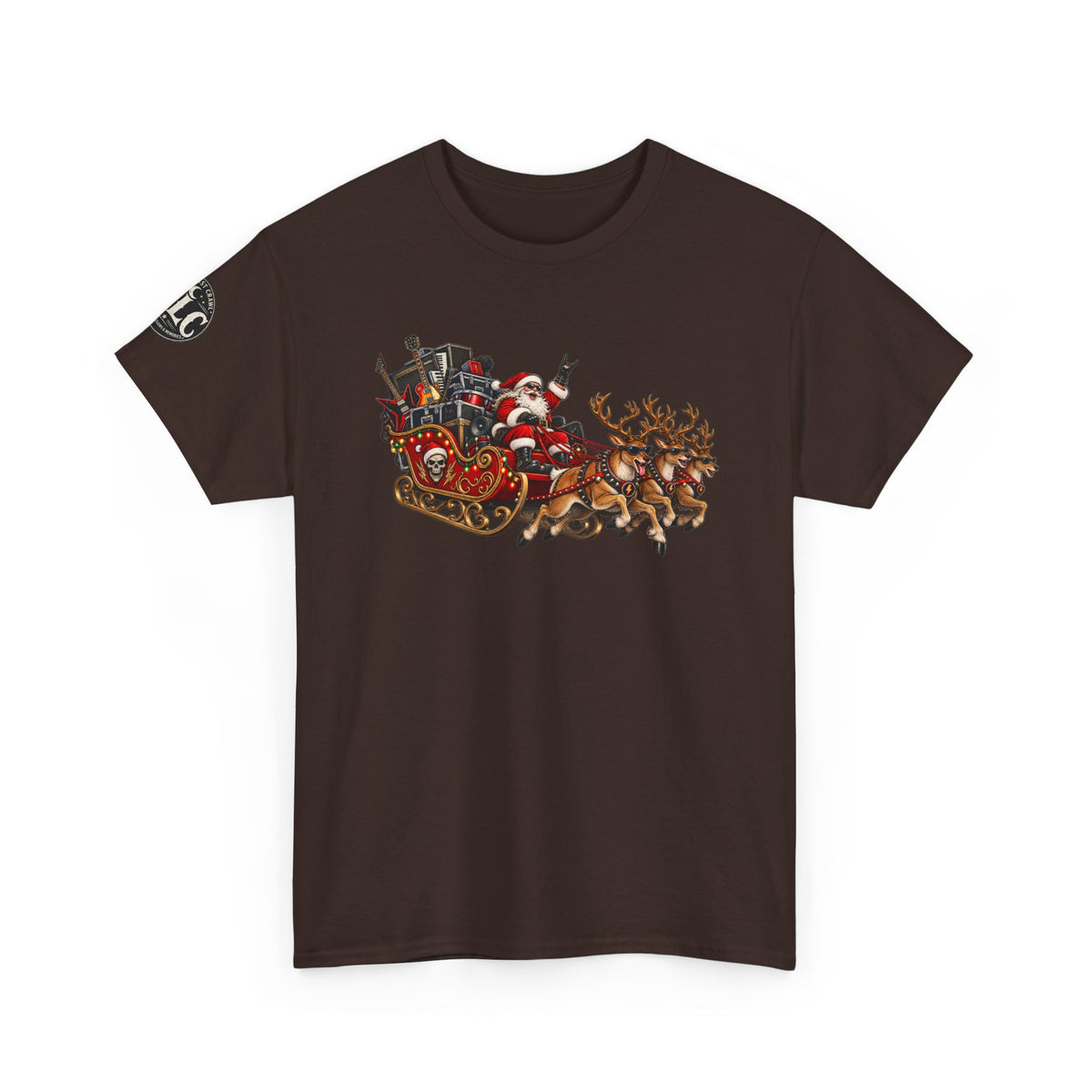 Festive Santa Sleigh Christmas T-Shirt
