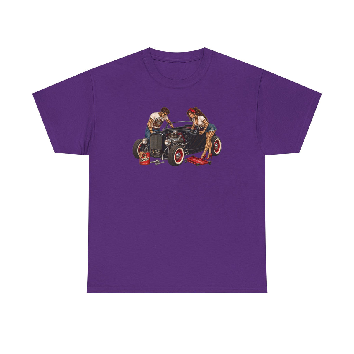 Vintage Hot Rod skeletons