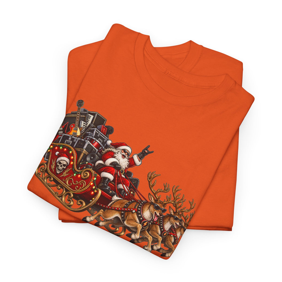 Festive Santa Sleigh Christmas T-Shirt