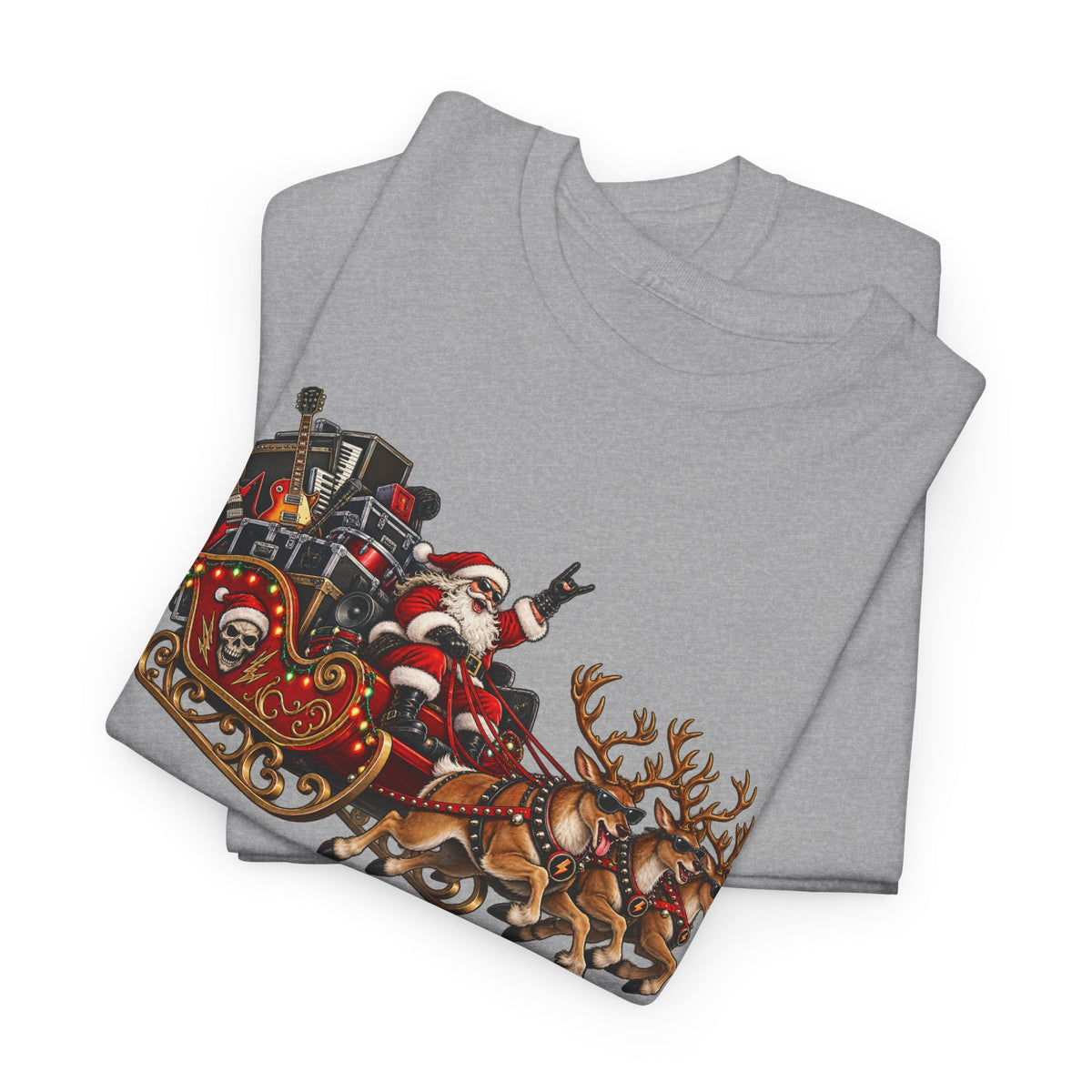 Festive Santa Sleigh Christmas T-Shirt