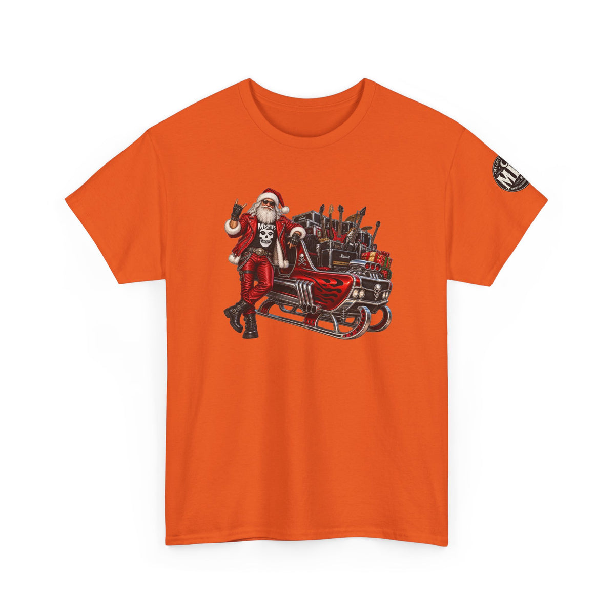 Santa Claus Christmas Hot Rod Tee