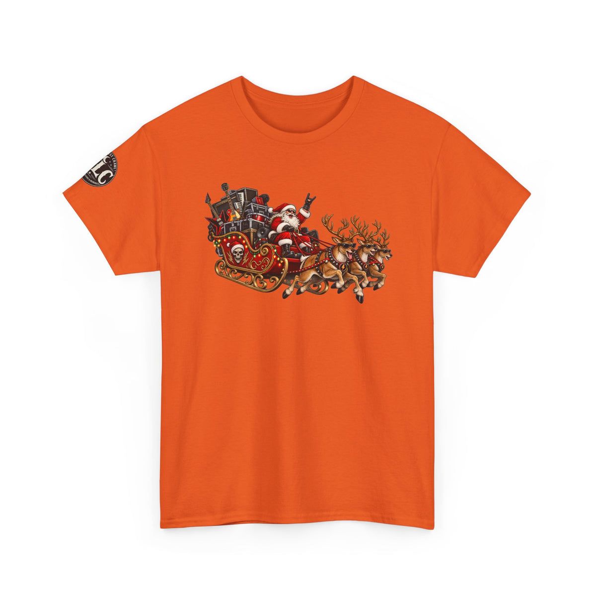 Festive Santa Sleigh Christmas T-Shirt