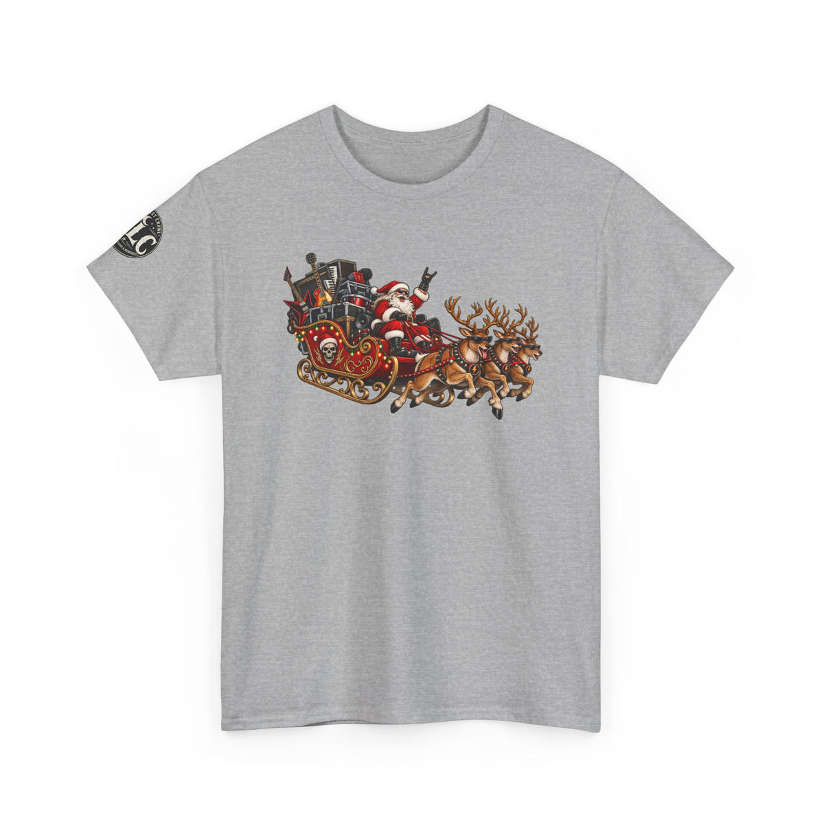 Festive Santa Sleigh Christmas T-Shirt