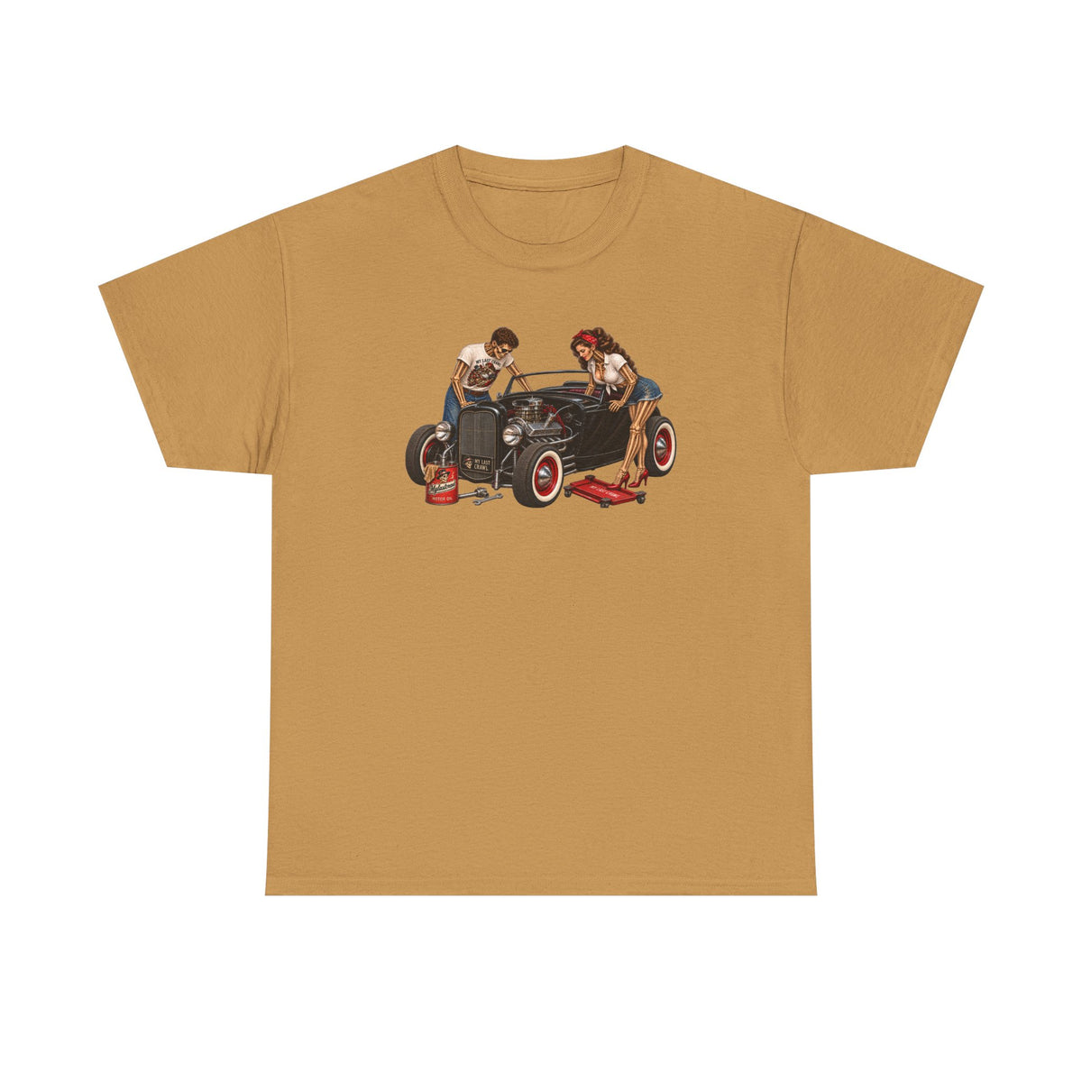 Vintage Hot Rod skeletons