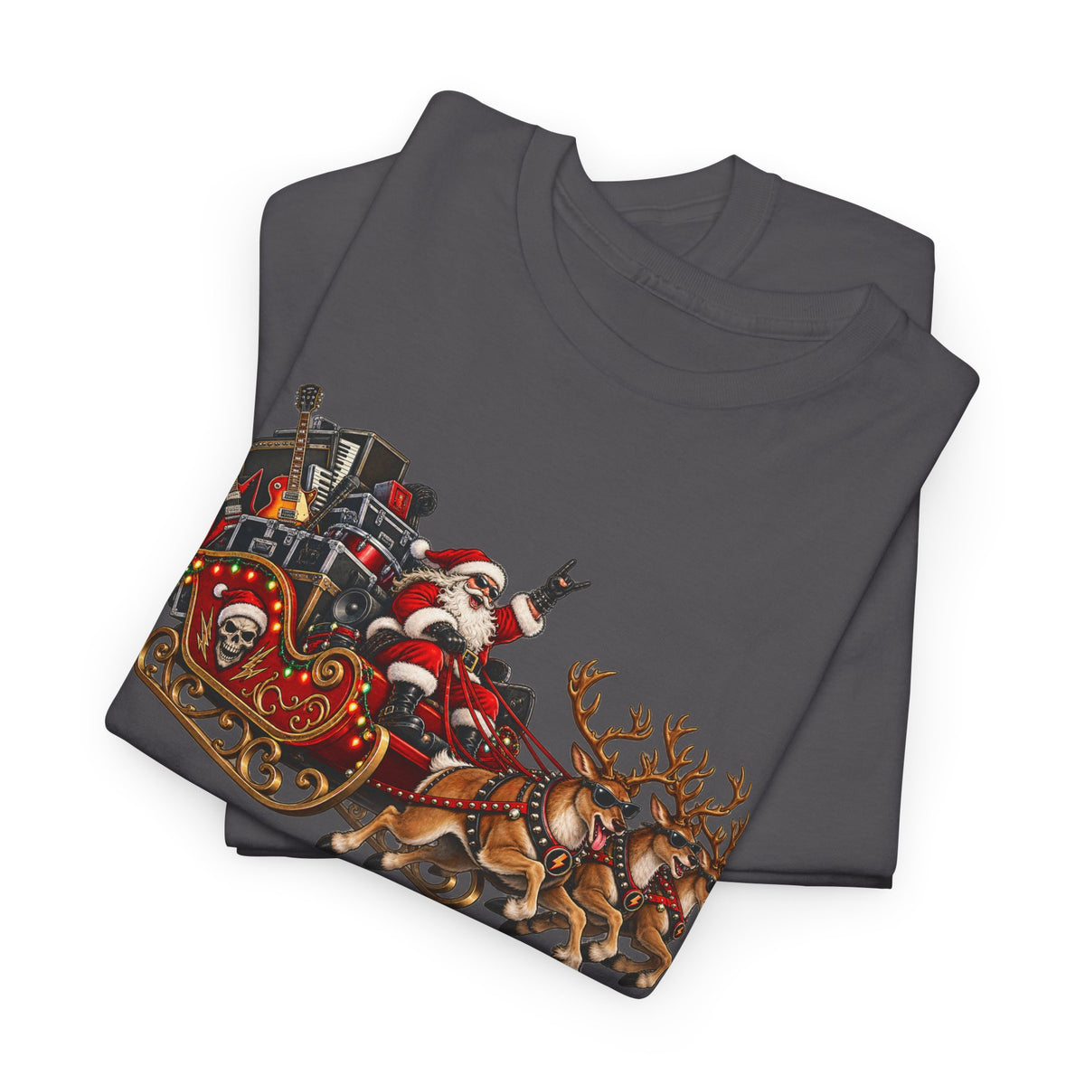 Festive Santa Sleigh Christmas T-Shirt