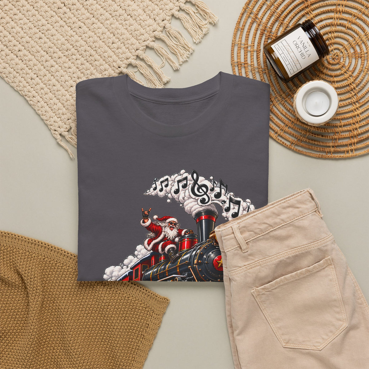 Vintage Steam Train Graphic T-Shirt