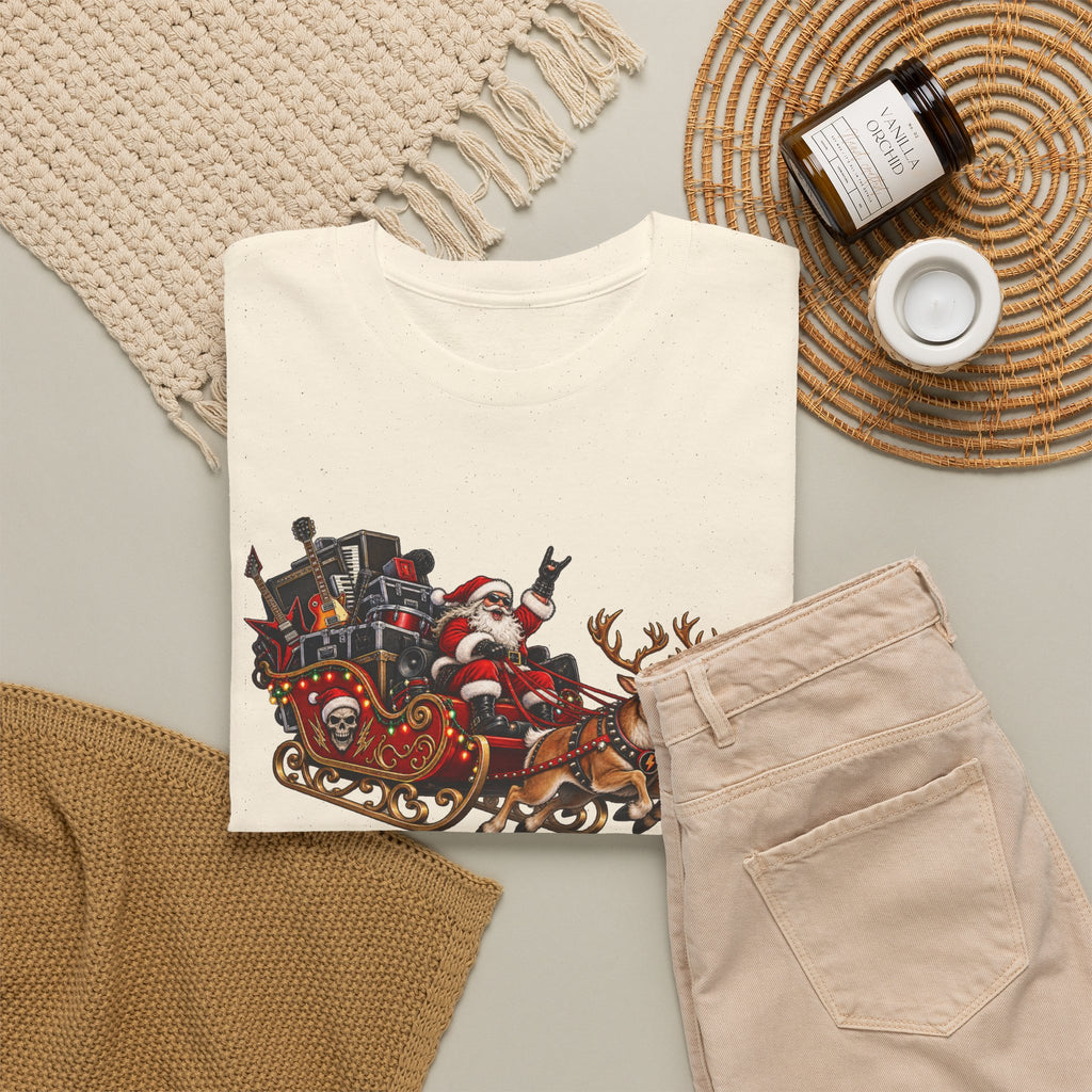 Festive Santa Sleigh Christmas T-Shirt