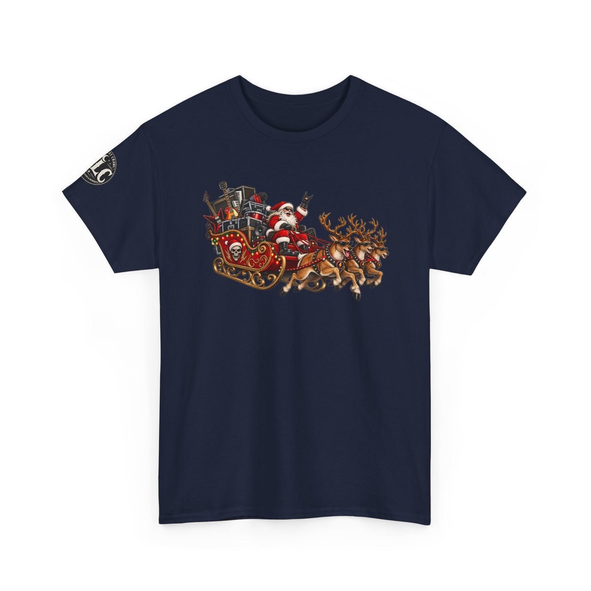 Festive Santa Sleigh Christmas T-Shirt
