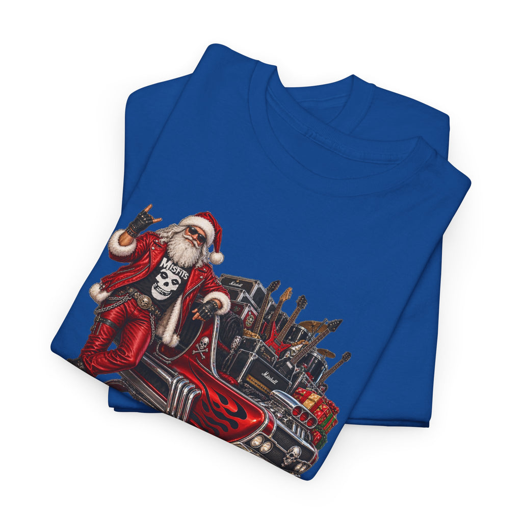 Santa Claus Christmas Hot Rod Tee