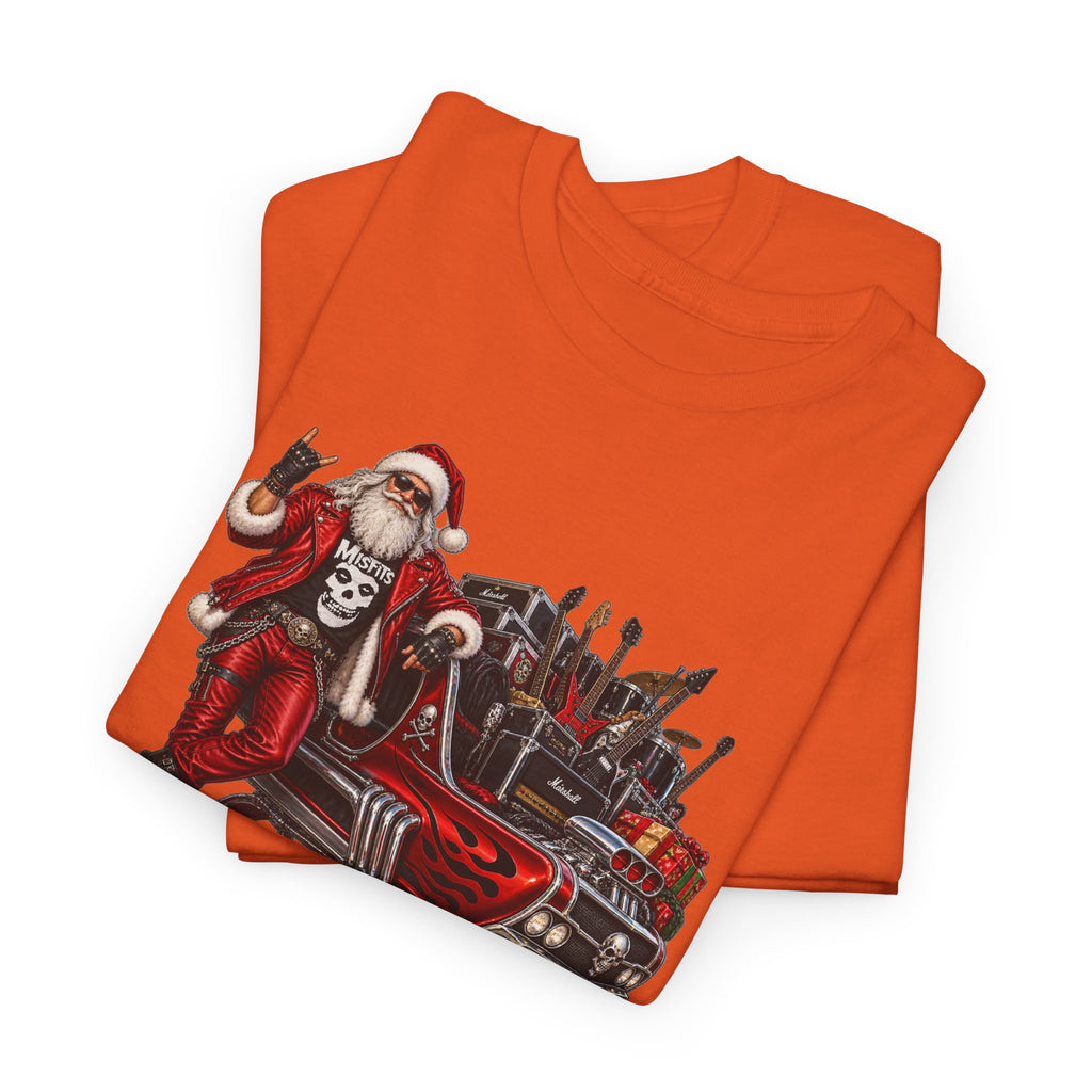 Santa Claus Christmas Hot Rod Tee
