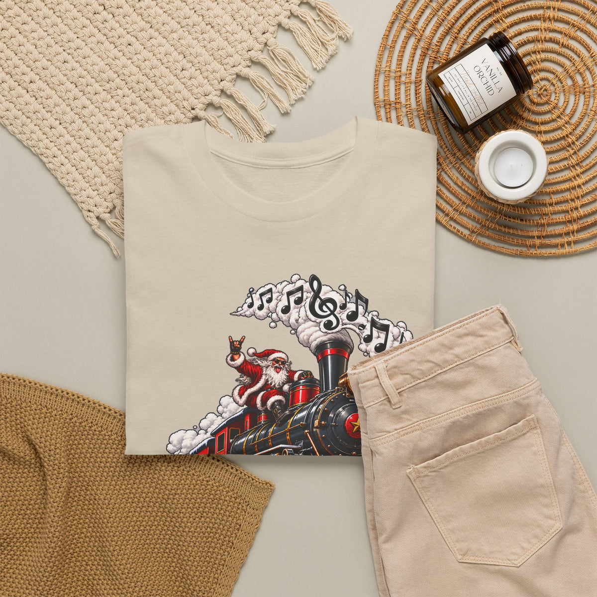 Vintage Steam Train Graphic T-Shirt