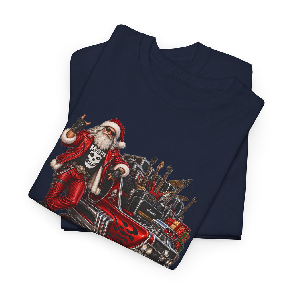 Santa Claus Christmas Hot Rod Tee