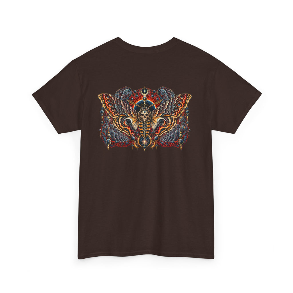 Mystical Moth and Sacred Geometry Graphic Tee