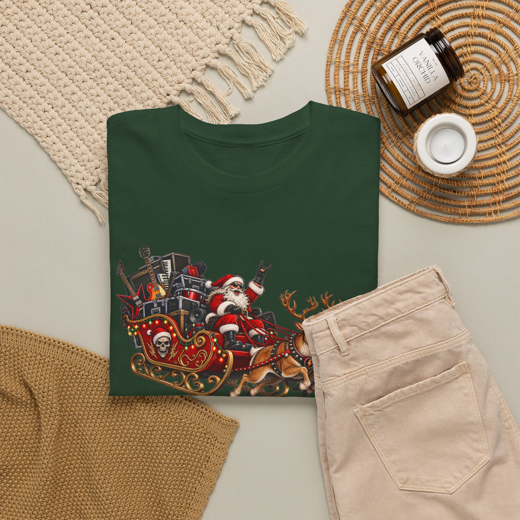 Festive Santa Sleigh Christmas T-Shirt