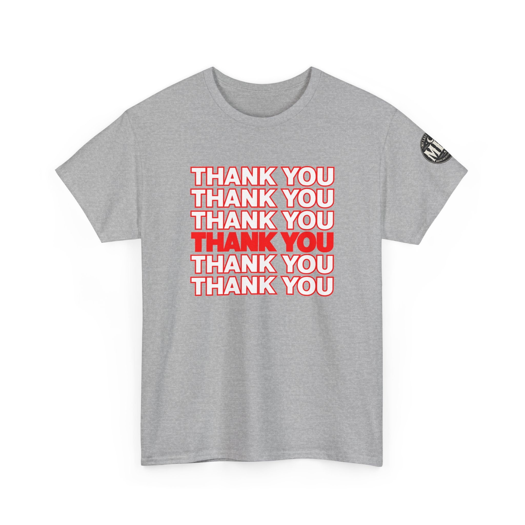 Thank You !!! in memory of plastic Thank you bags