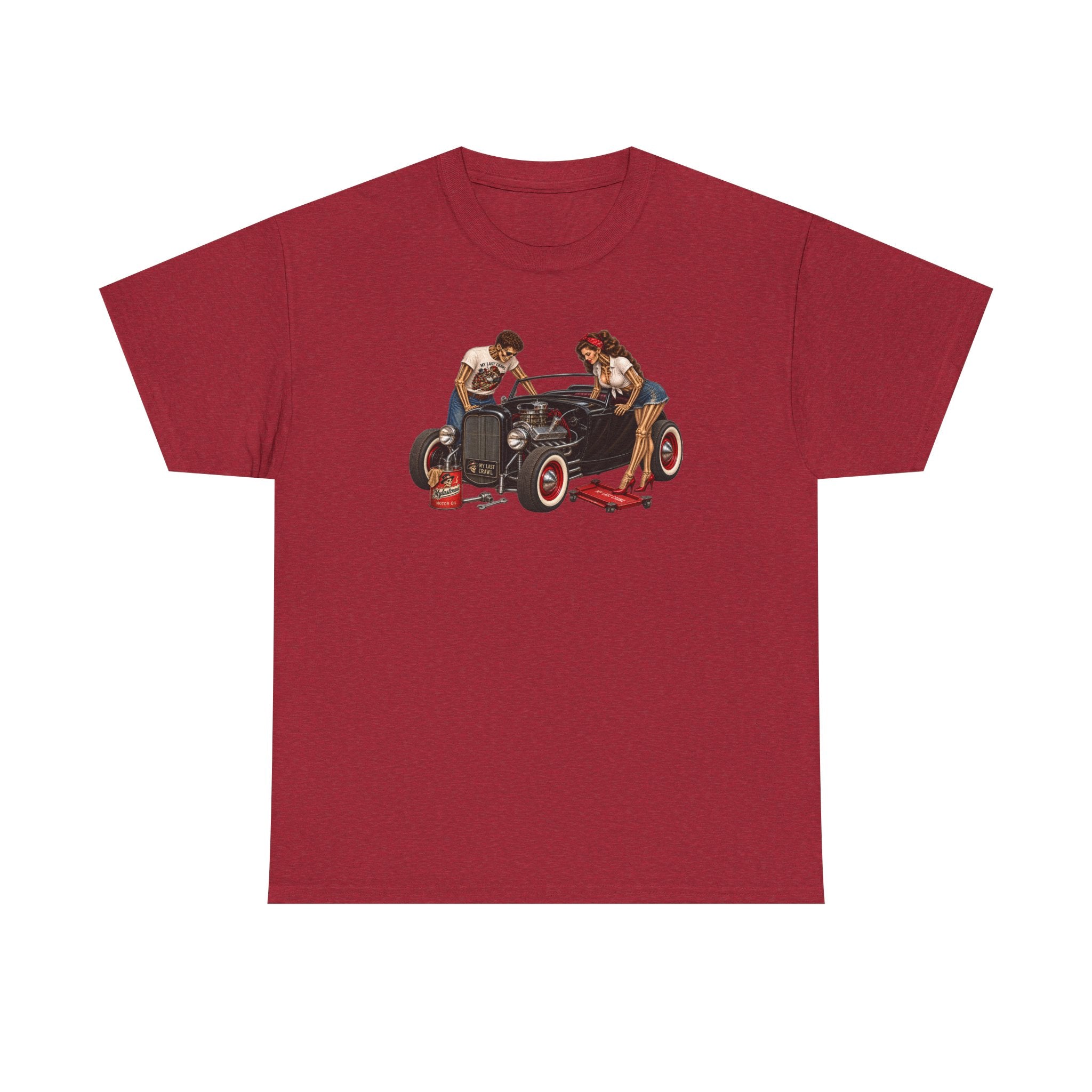 Vintage Hot Rod skeletons