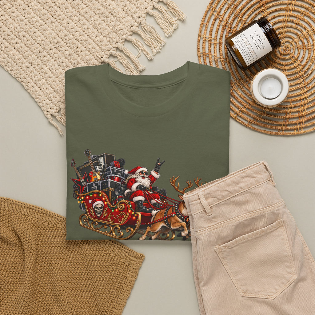 Festive Santa Sleigh Christmas T-Shirt
