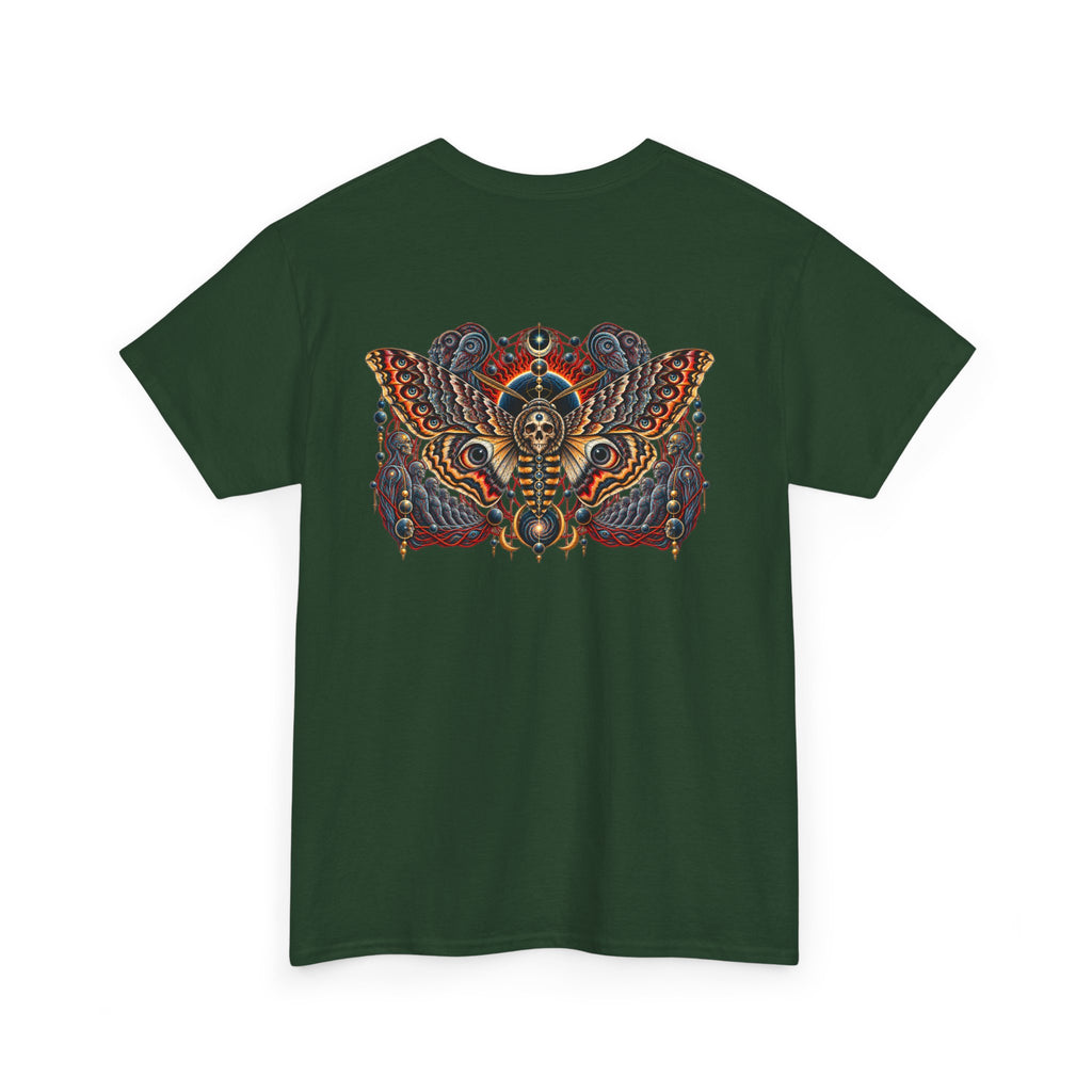 Mystical Moth and Sacred Geometry Graphic Tee