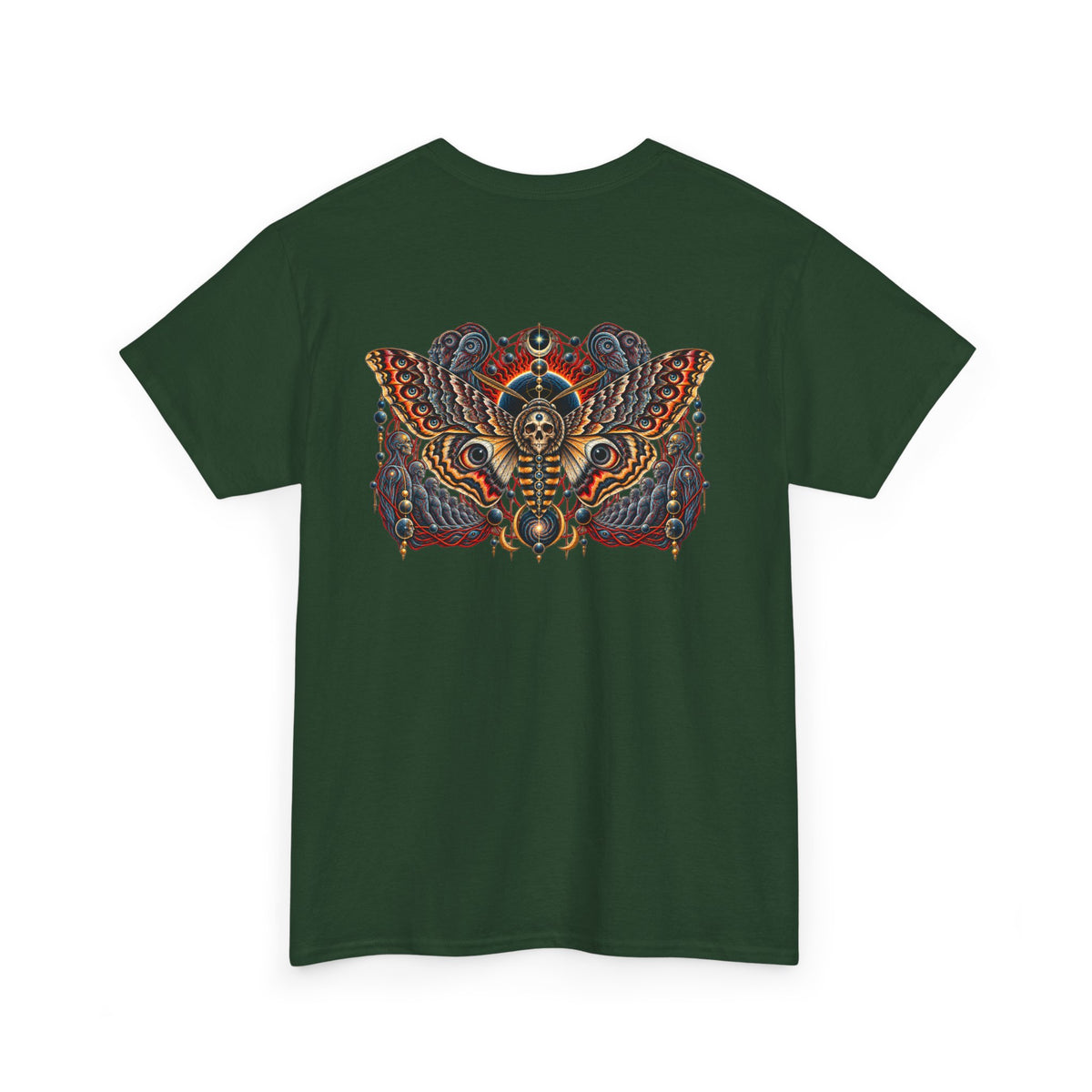 Mystical Moth and Sacred Geometry Graphic Tee