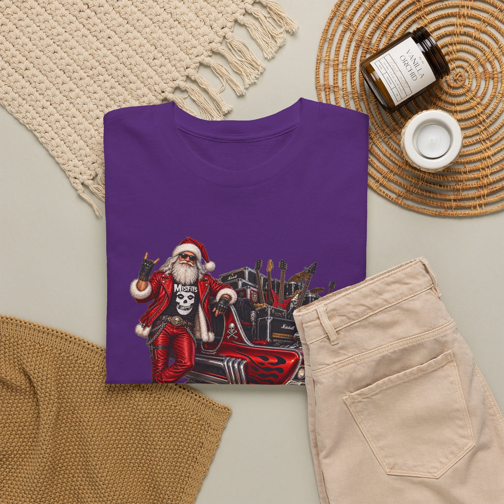Santa Claus Christmas Hot Rod Tee