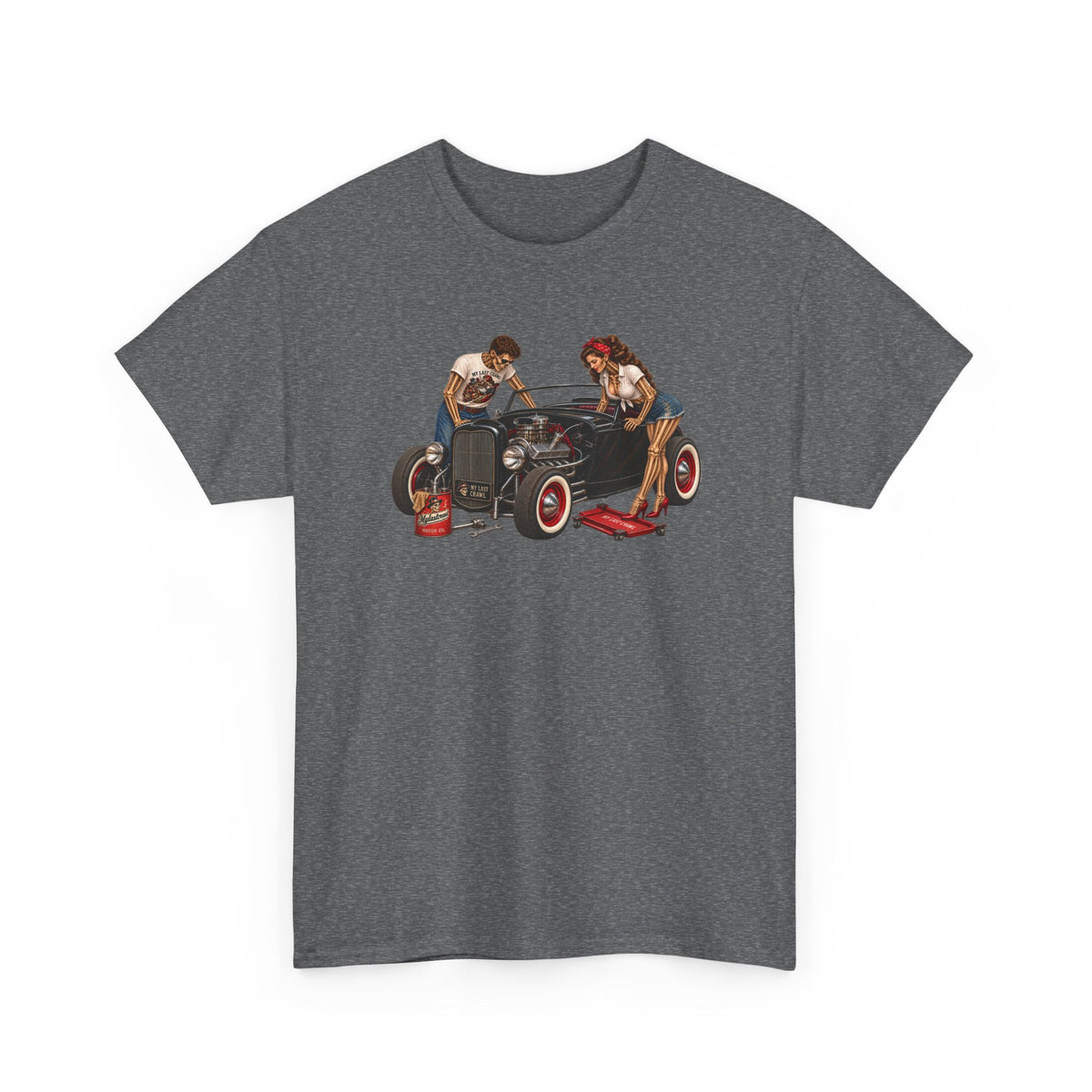 Vintage Hot Rod skeletons