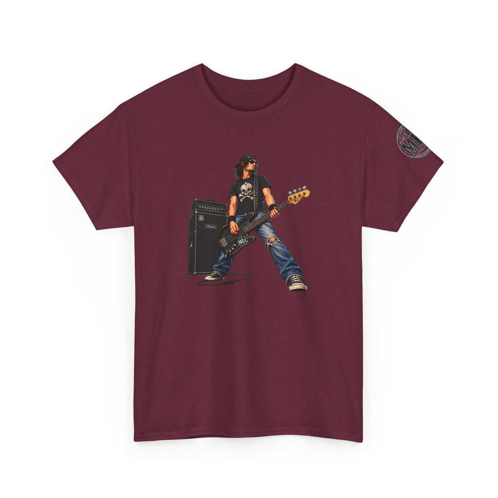 Bass Guitarist Rock Tee — Vintage Rock Band Music T-Shirt