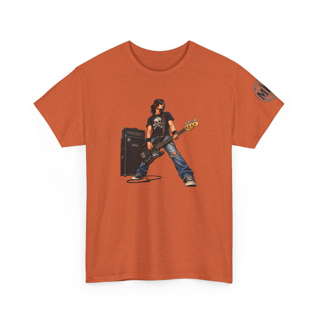 Bass Guitarist Rock Tee — Vintage Rock Band Music T-Shirt