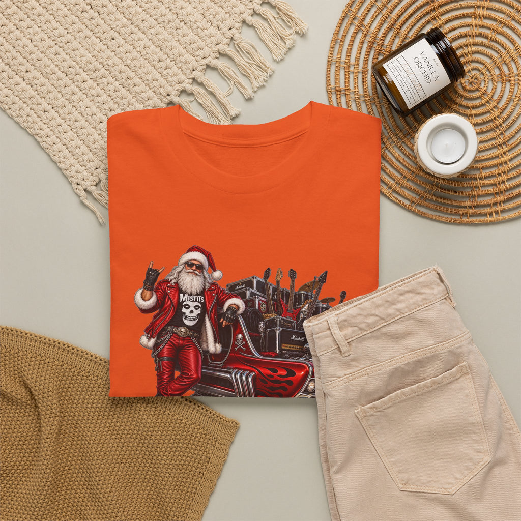 Santa Claus Christmas Hot Rod Tee