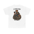 Graphic Tee — "I Don't Care, Go Away" Fox Illustration Shirt