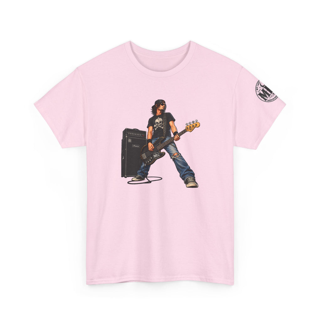 Bass Guitarist Rock Tee — Vintage Rock Band Music T-Shirt