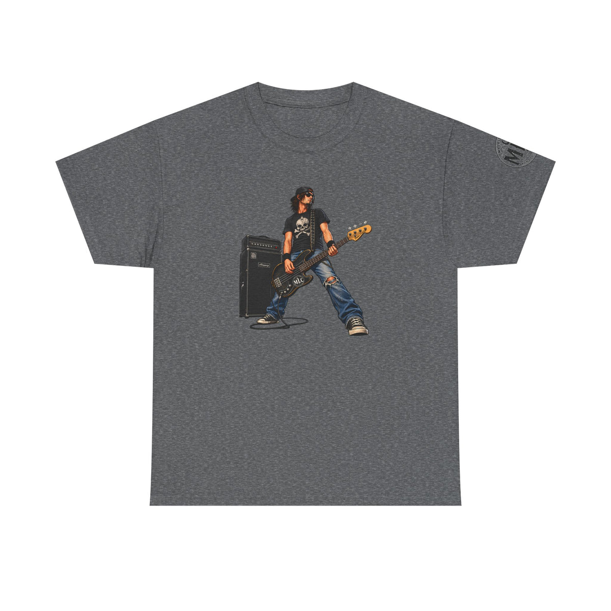 Bass Guitarist Rock Tee — Vintage Rock Band Music T-Shirt